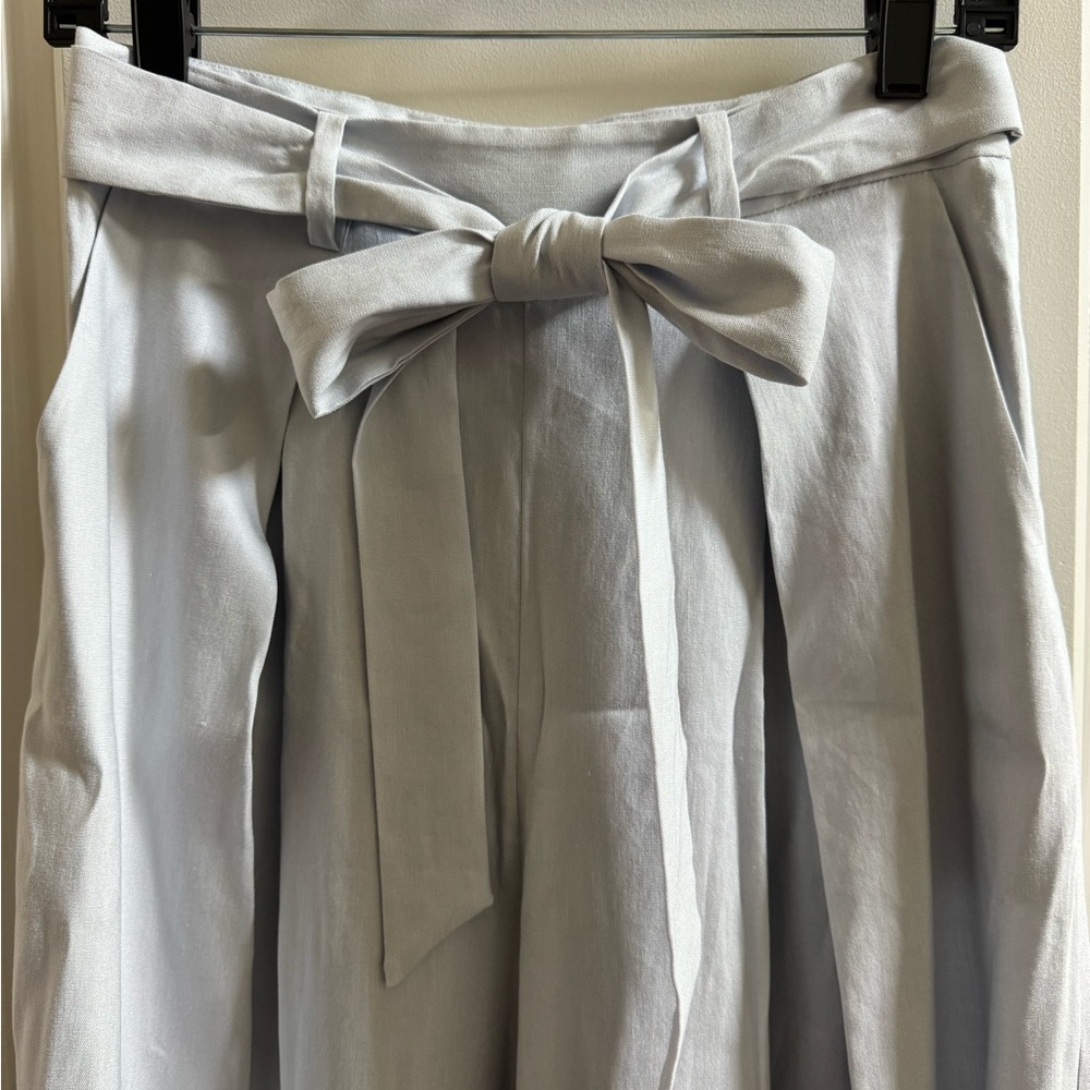 ANTONIO MELANI Light Blue Wide Leg Pants
